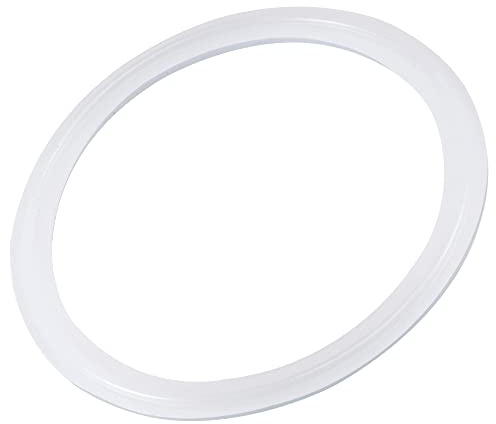 sourcing map Silicone Rubber Gasket Industrial Flange O-Ring for 4 Inch Clamp White Pack of 2