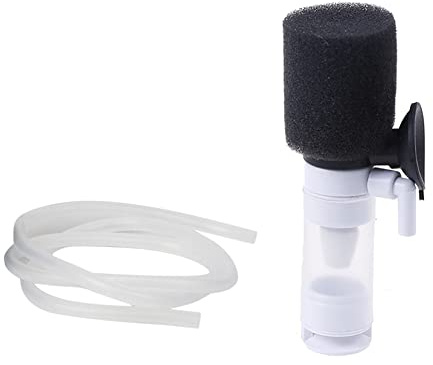 Alnicov Schwammfilter Aquarium Leiser Luftpumpenfilter Fisch Mini Mehrschichtfilter für kleine Aquarien Garnelen Aquarium Bastler