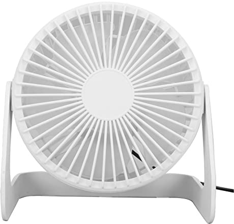 Elprico USB-Tischventilator, Tragbarer, Leiser Desktop-Tischventilator, USB-Ventilator um 360 Grad Regulierbar, Persönlicher Kleiner Ventilator für Zuhause, Desktop, Büro, Reisen
