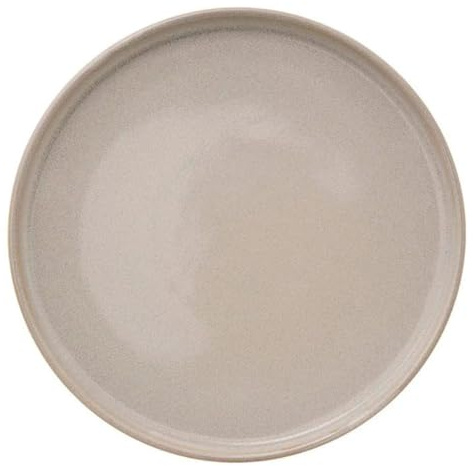 Secret de Gourmet - Lot de 6 Assiettes Plates Terre Inconnue 27cm Beige