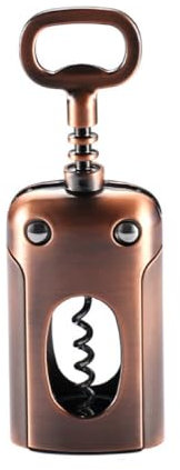 Tire-Bouchon,Beneno ouvreur bouteille de vin en alliage de zin,Tire Bouchon Professionnel-Noir (Rose)