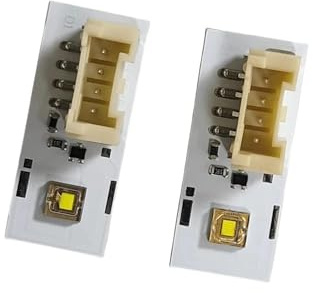 PENGNAQP Module Feux de Jour Compatible avec A1 S1 2012 2013 Panneaux DRL Blancs Brillants phares au xénon Module de Feux de Jour 8X0998475 8X0 998 475(2pcs Boards)