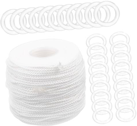 BATHVEVE Kit Di Per Tende Romane e Cordino Per Tende Romane Parte Di Ferramenta e Riparazione Per Trasparenti e Filo Per Progetti Da Te