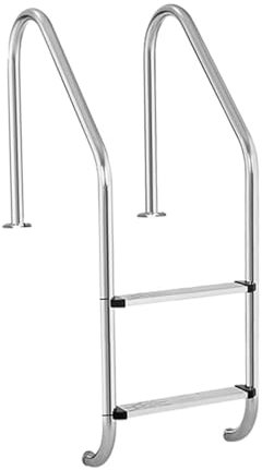Scaletta For Piscina,gradino In Acciaio Inossidabile 304,pedale For Scaletta Resistente A 2/3 Gradini,for Piscina Interna Ed Esterna,facile Da Montare(2 steps,1.0mm)