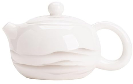 SUNMME Teiera in Ceramica - Teiera per Uso Domestico Lotus 220 ml in Porcellana Cinese Xishi, teiere con Filtro a Foro, Set da Viaggio Portatile (Stile B, Misura Universale)