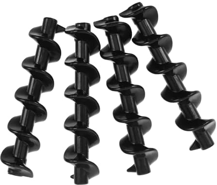 Spiral Shaft Replacement Part 4Pcs Plastic for Chocolate Fountain