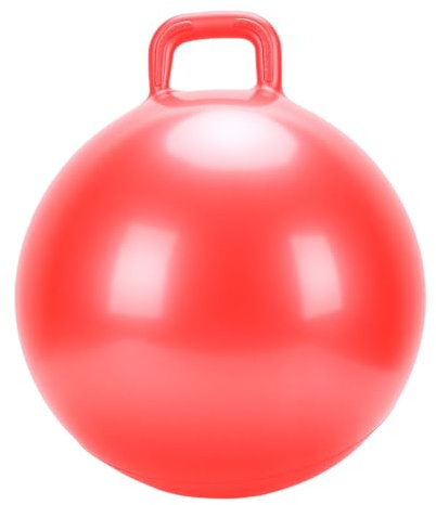 UPALDHOU Palline Rimbalzanti con Maniglia, Palla Gonfiabile in PVC per Bambini, Giocattolo da 18 Pollici per Sedersi e Rimbalzare con Pompa per Divertimento Al Chiuso e all'aperto