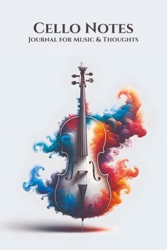 Cello Notes - Journal for Music & Thoughts: Dotted Grid Notebook for Music Theory & Sketches, 120 p.