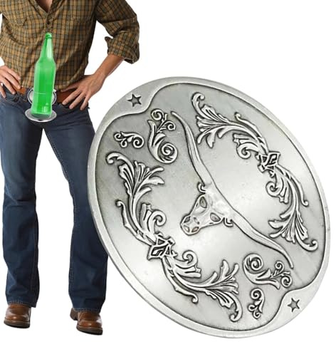 Porte-bière avec boucle de ceinture, porte-canette et bouteille portable mains libres en métal, boucle de ceinture pour boissons, soda, extérieur, maison, voyage, camping, randonnée