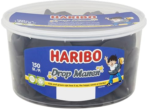 Haribo Halve-Manen Lakritz 150 Stück