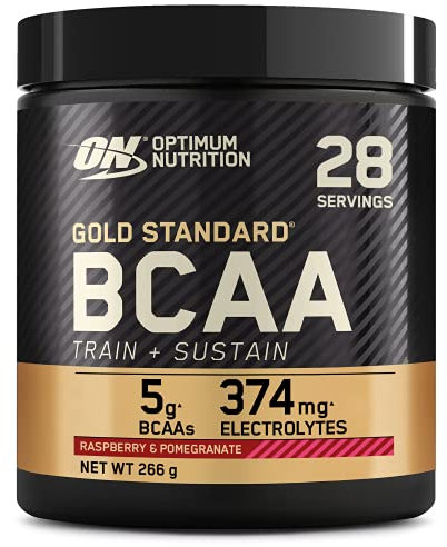 Optimum Nutrition Gold Standard BCAA Pulver, Geschmack Raspberry and Pomegranate, 266g, 28 Portionen