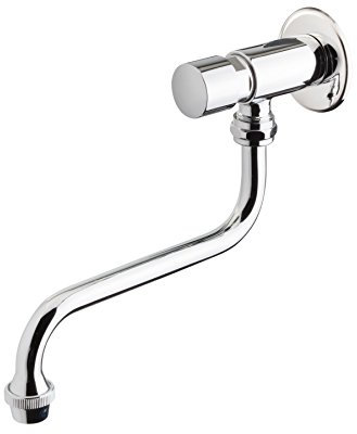 Sanixa MC9030 - Grifo de pared con cierre automático (caño giratorio, con pulsador, temporizador)