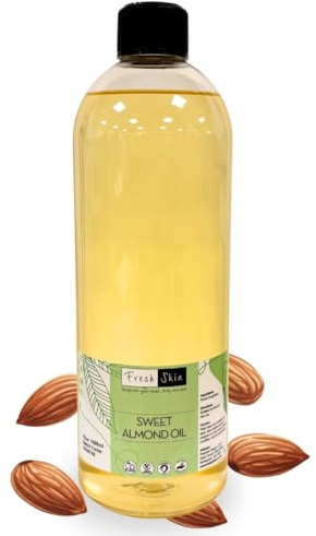 Freshskin Sweet Almond Oil 100ml - Pure Natural Vegan Carrier Oil