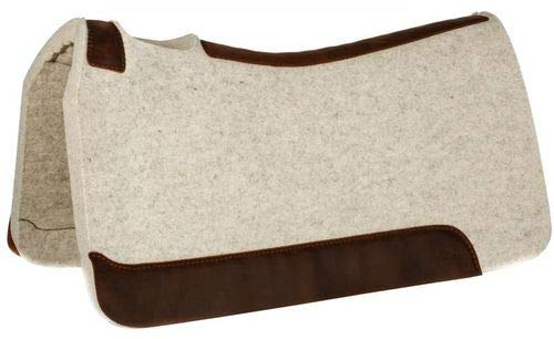 5 Star Equine The Roper Full Skirt Western Saddle Pad Size 32x30 and 1/2 Thickness Natural Color