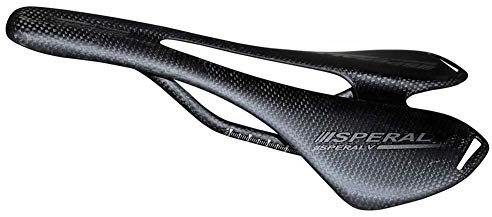 LIANYG Fahrradsattel MTB Hohlkissen Full Carbon Sattel-Straßen-Fahrradsitz Fahrradteile Matte Carbon Rennradsattel Fahrradsitz 664 (Color : Glossy)