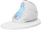 DeLUX Seeker Ergonomic Mouse Wireless, Vertical Mouse with OLED Screen, 6 Buttons&Thumb Wheel, Silent Click, up to 7200DPI, Programmable, Rechargeable, BT/2.4G/Wired, RGB Light (M618XSD-White)