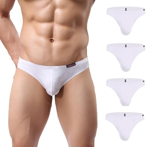 Avidlove Men's Briefs Pack of 4 Micro Modal Underpants Stretch Underwear