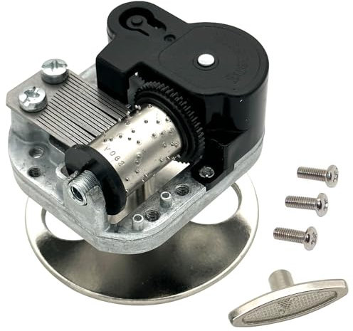 Pursuestar HP HedwigTheme Rotating Wind Up Music Box, 18 Note Yunsheng Musical Mechanism Center Rotary Movement with Round Key for DIY Music Boxes