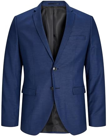 JACK&JONES PLUS Chaqueta de Traje Jprsolaris Blazer Noos Pls para Hombre, Azul Medieval, 72