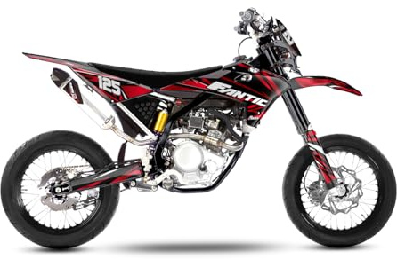 Arider Dekor (Aufkleber) für Fantic XMF 50/125 (2017-2022) | Blast Edition (Rot)