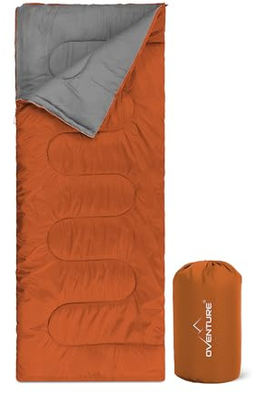 Oventure SleepPlus Schlafsack - rot