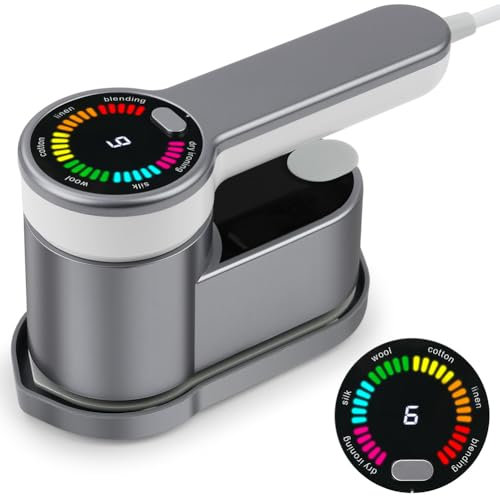 AUAUY Mini Ferro da Stiro da Viaggio 1200W - 6 Modalità di Stiratura Intelligenti, 2 in 1 Vapore e Stiratura Verticale, Riscaldamento Veloce in 5s