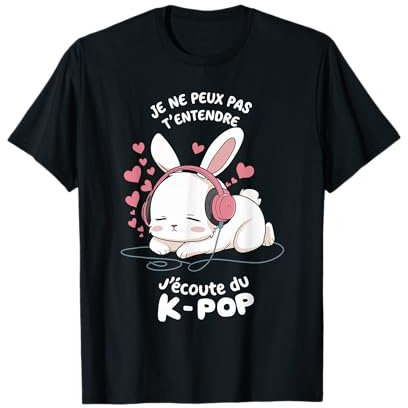T-Shirt K-Pop | T-Shirts pour Filles & Femmes Cadeaux K-Pop T-Shirt