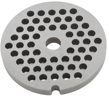 Placa para picadora de carne Accesorio de disco de acero inoxidable de fácil limpieza a prueba de herrumbre para picadora manual Accesorios de repuesto para cuchillos de cuchilla