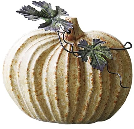 Keramik Kürbis - Kreative Deko Kürbisse Figuren für Wohnkultur | Halloween Deko Zubehör | Vielseitige Dekofiguren | Wohneinrichtung Dekoration für Wohnzimmer & Schlafzimmer