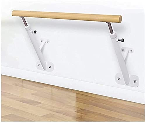 CWCQGH An der Wand montierte, rosa Ballettausrüstung für Kinder und Erwachsene, höhenverstellbare Fitness-Tanz-Stretching-Stange für zu Hause