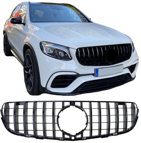 Sport Kühlergrill Frontgrill GT Glanz für Mercedes GLC X253 + Coupe C253 15-19