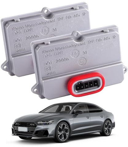 LICHENGTAI Lot de 2 Ballast d'unité de Commande au xénon compatibles avec 5er 6er 7er Module de contrôle de Ballast xénon HID 5DV00829000 Ballast d'unité de Phare au xénon