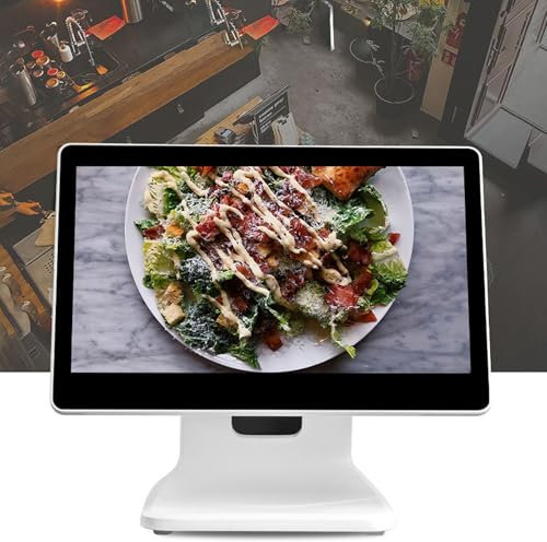 MFYDPP Moniteur à écran Tactile 15.6 pour Système De Point De Vente, Petite Entreprise, Caisse Enregistreuse Intelligente, pour Vente Au Détail, Restaurant, Magasin