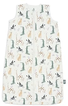 Jollein Baby Boys, Baby Girls, Unisex Baby Jersey sommarsovsäck, Jungle Jambo, 110 cm, djungel jambo, 110