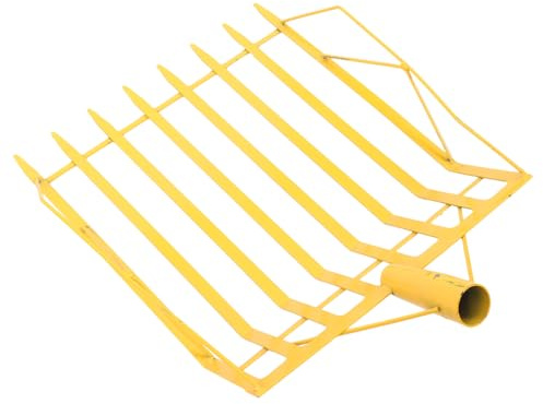 TOYANDONA Pelle à Maïs Pratique en Métal Jaune Épaissi pour Jardinage Extérieur, Petite Pelle Agricole Légère, Outil Manuel pour Récolte De Maïs, Bêchage Et Tamisage en Plein Air