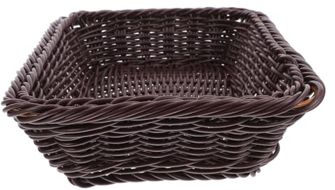 LABRIMP per Pane e Frutta Piccolo Portapane Versatile e Resistente Rattan Sintetico per e Servire con Stile e da Pranzo Riutilizzabile