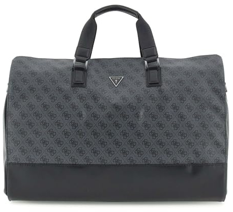 GUESS Reisetasche Milano Convertible Weekender Black dunkelgrau