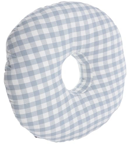 GAROZATION Almohada de Donut con Agujero para Oreja, Algodón, 1 Pieza | Fibra y Algodón, Diseño Ergonómico con Hueco, para Lado y Viaje, Soporte Portátil sin Brazo