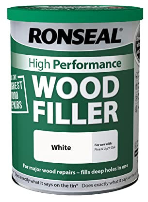 Ronseal HPWFW1K High Performance Wood Filler White 1 kg