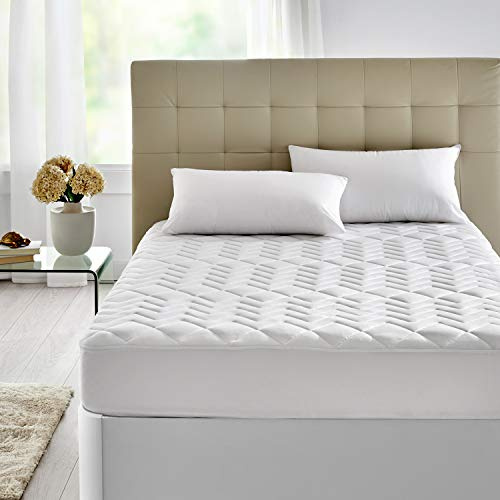 Pikolin Home - Protector de Colchón Acolchado Tencel™ | 135x190/200cm | Cubrecolchón | Hipertranspirable | Termorregulador | Absorbente