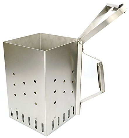 Caminetto ciminiera accendicarbone Inox quadrato GRISU'