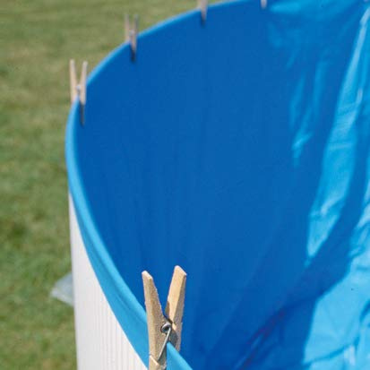 Gre SP1028F - Liner para Piscinas Ovaladas, 1000 x 550 x 130 (Largo x Ancho x Alto), Sistema Overlap, Color Azul
