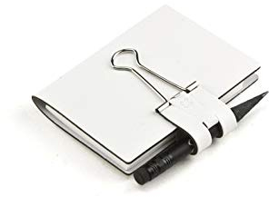 A8 Mind-Papers, revolutionäres X17-Karteikarten-Lernkarten-Box-Konzept! Recyceltes Leder weiß, nachhaltig; Inhalt: Ca. 25 Karten + Sloop + Bleistift! Made in Germany, 17 Jahre Garantie*