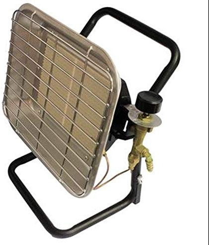 RUNADI PORTABLE OUTDOOR GAS PATIO HEATER FOR PROPANE BOTTLED LPG GAS C/W POL TYPE REGULATOR AND HOSE