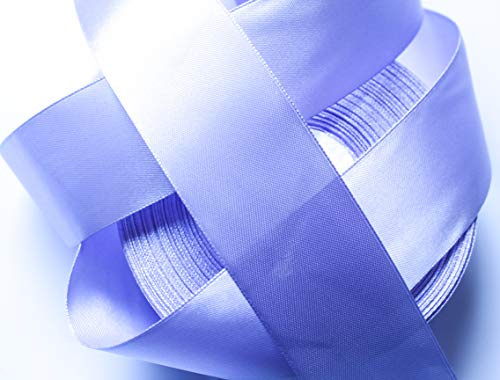 CaPiSo 50m Mega-Rolle Satin-Schleifenband 40mm Geschenkband Dekoration Dekoband Satinband (Flieder)