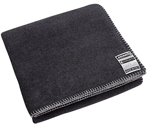 Zoeppritz since 1828 Smoothy Fleece-Decke – Flauschige Kuscheldecke aus Polarfleece - vegan – 140x190cm – 965 Dark Grey