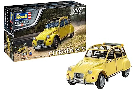 Revell Modellbyggsats I presentset James Bond Citroen 2 CV I detaljrik James Bond byggsats I 126 delar I skala 1:24 I för barn och vuxna från 12 år