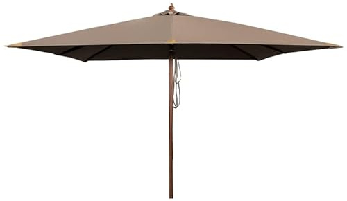 Gecko Jardin Parasol droit taupe 3x3 m Pegasia