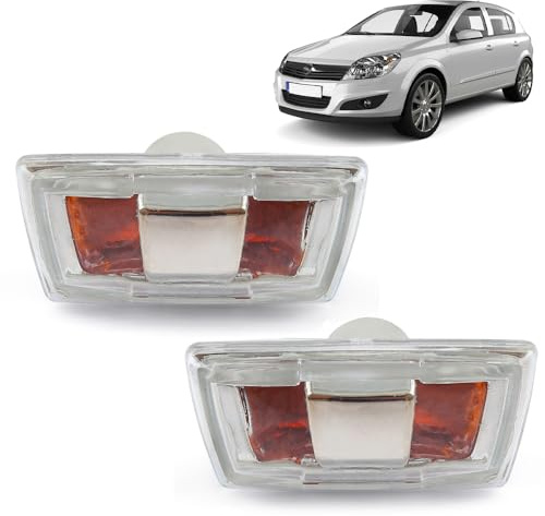 ROBUST Right & Left Side Indicator Repeater Light Lamp for Vauxhall Adam Astra H J GTC Corsa D E Insignia A Meriva B Zafira B Chevrolet Cruze 1713424 13497990