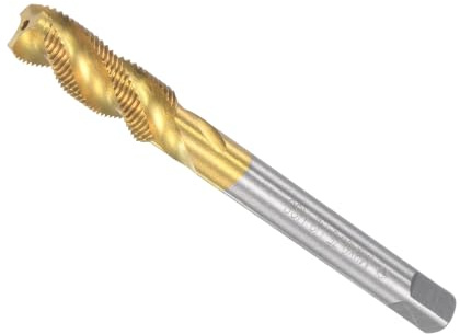 CoCud Spiralnut-Gewindebohrer, M8 x 0,75 Gewindegröße, 3 Schneiden, Hochgeschwindigkeitsstahl-Gewindewerkzeug - (Anwendungen: zur Bearbeitung von Löchern und klebrigen Materialien)